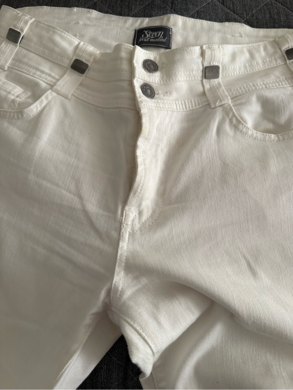 Seven For All Mankind White Jeans